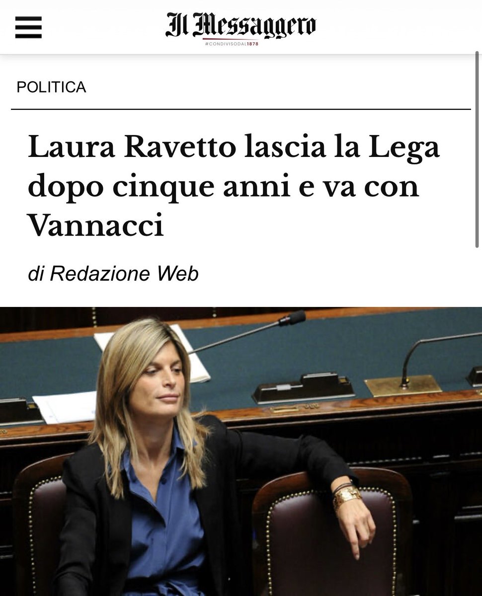 Laura Ravetto tweet media