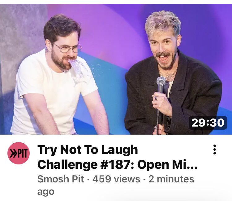 meatballnews93's tweet photo. It’s open mic night at the Smoffice!
Angela Giarratana is featured in Smosh Pit’s new YouTube video!
#angelagiarratana #damienhaas #chansemccrary #tommybowe #ianhecox #smosh #smoshpit #youtube #tntl
https://t.co/W4tpxWk5FX https://t.co/T6o9ndQLXN