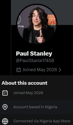 JSPhotoRI's tweet photo. @PaulStanle17458 @Alexan27685739 @PaulStanleyLive Get a life, Nigerian SCAMMER. https://t.co/XBBeghGfFi