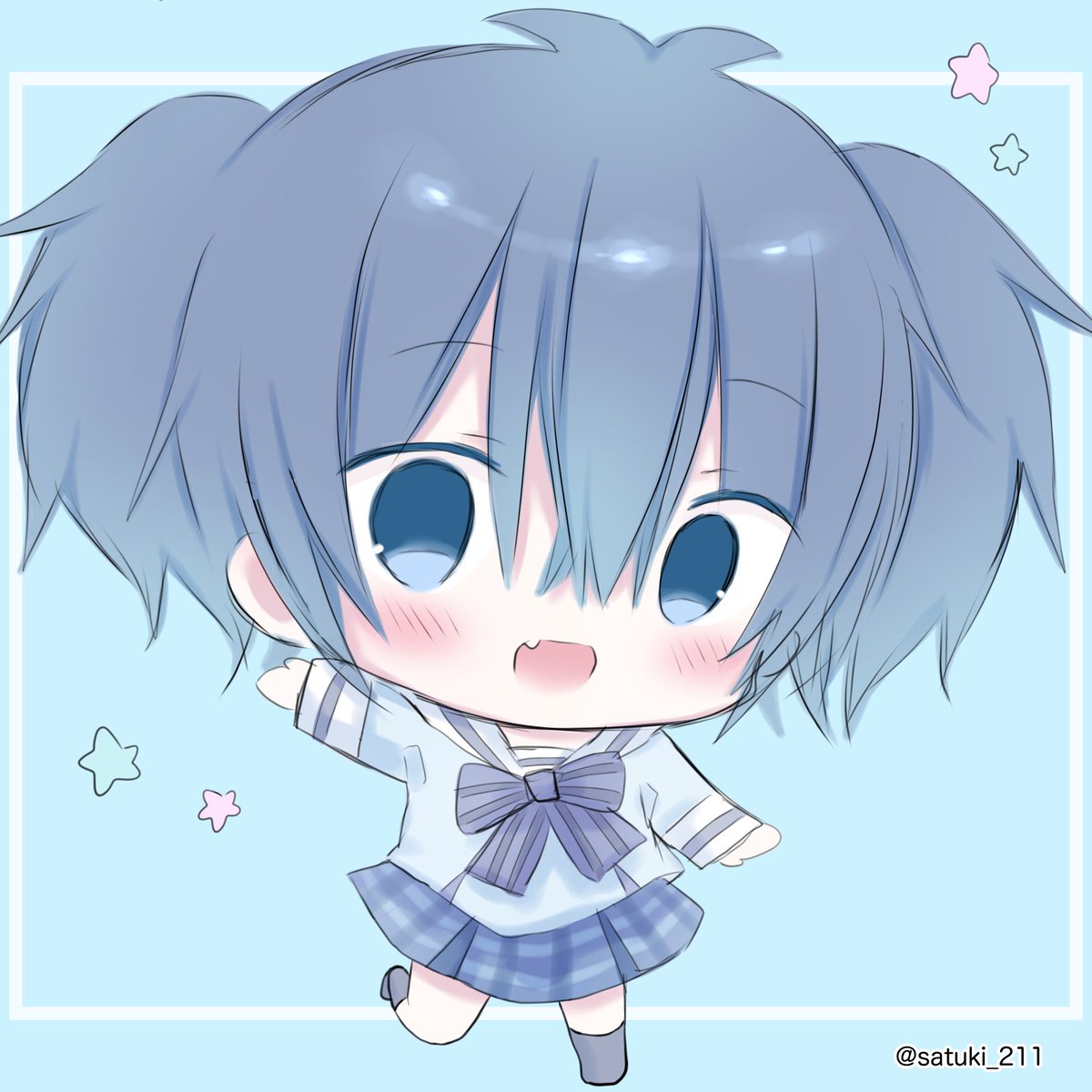 satuki_020929's tweet photo. しおちゃん🩵
#過去絵　#ハピシュガ https://t.co/txoxJFiTo0