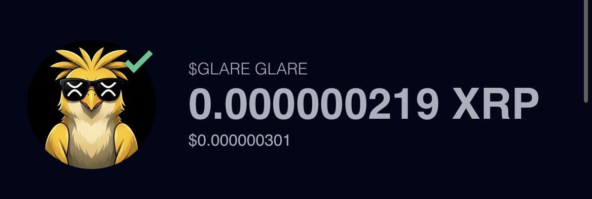 Glare XRP tweet media