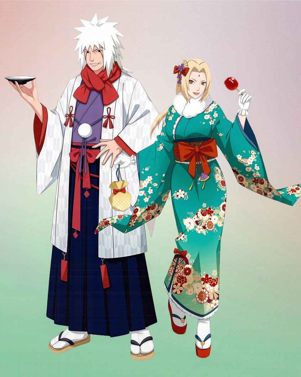 jiraiya ♡ tsunade tweet media