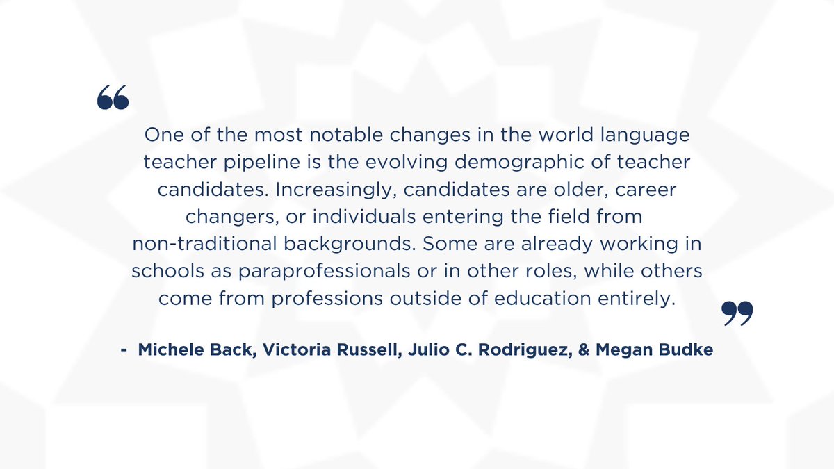 ACTFL tweet media