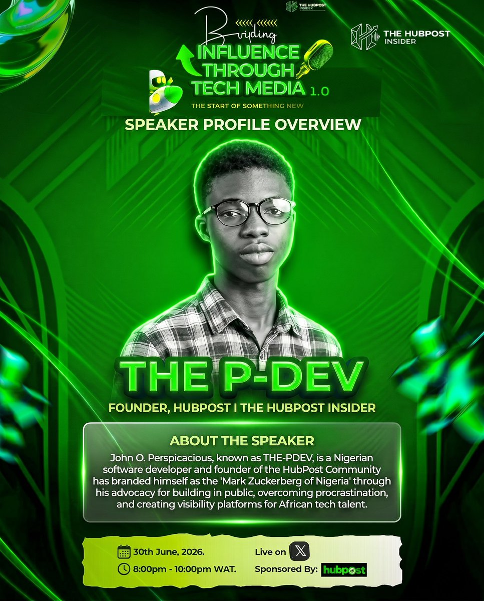P-DEV 🔥🌍💚👨💻 | THE MARK ZUCKERBERG OF NIGERIA tweet media