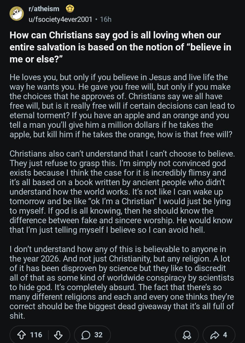 Internet Atheists tweet media
