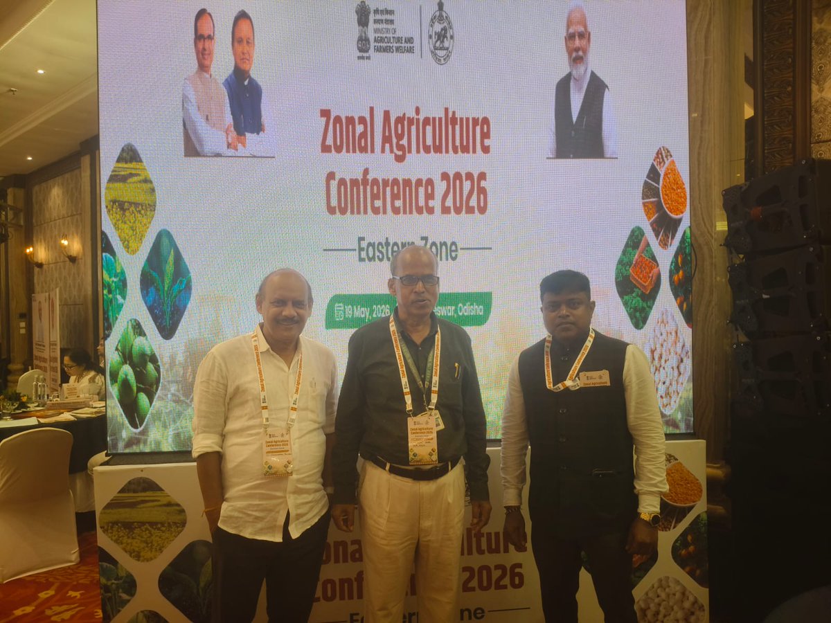OSSCLtd's tweet photo. Hon'ble Union Minister for Agriculture &amp; Farmers' Welfare &amp; Rural Development Shri Shivraj Singh Chouhan &amp; Hon'ble Chief Minister of Odisha Shri Mohan Charan Majhi inaugurated the Zonal Agriculture Conference 2026 (Eastern Zone) in Bhubaneswar today. https://t.co/fRUGQKz6RX