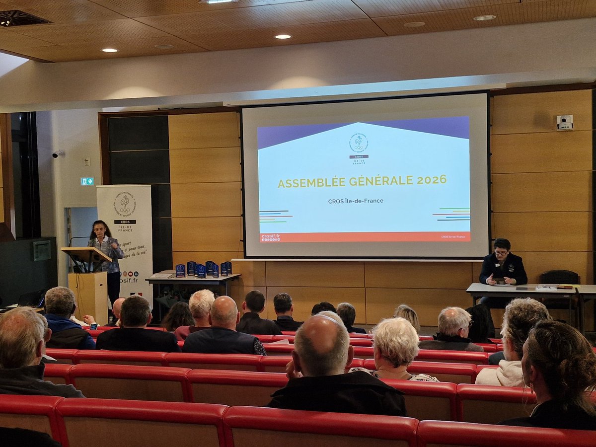 FFTTIDF's tweet photo. La ligue d'île-de-France de tennis de table est présente à l'assemblée générale du CROS d'île-de-France. https://t.co/PEv2iDa2AA