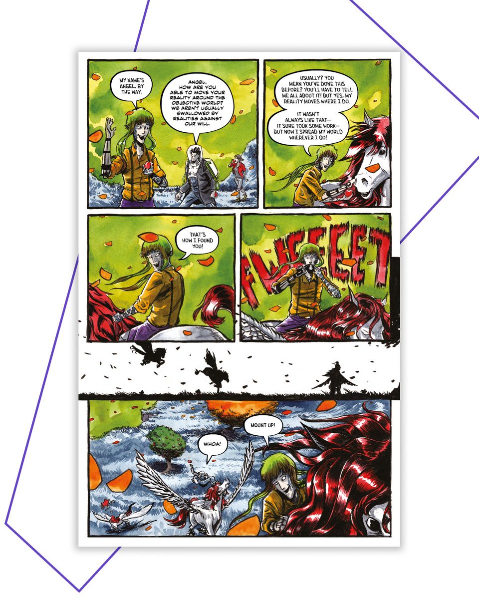 thelabpress's tweet photo. Illustrator Kelly Williams brings a splash of the psychedelic to her incredible pocket dimension!

Explore this, and other pocket dimensions, in Essentials Vol. 2! Now available everywhere books are sold!

#essentialsvol2 #graphicnovel #comicbook https://t.co/V9tBYzme8I