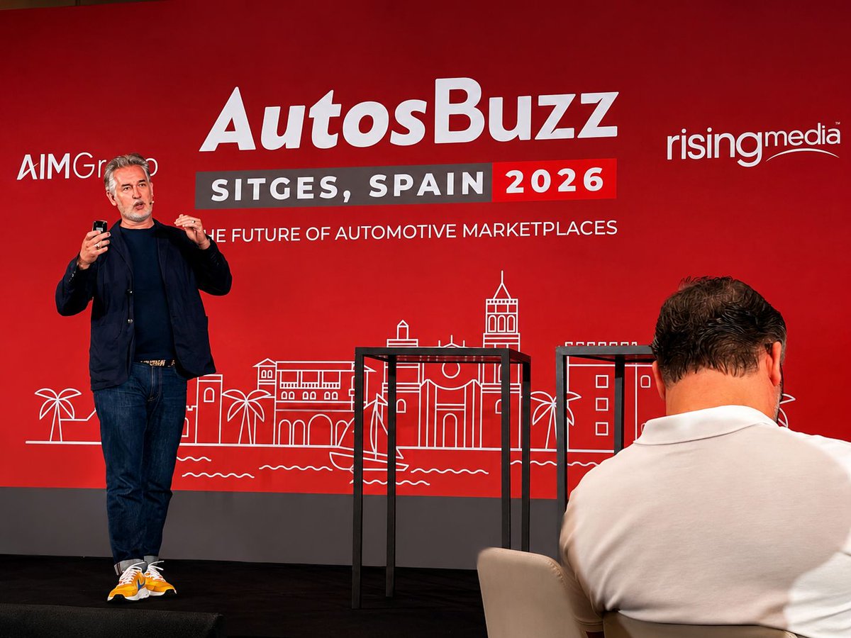 iovox's tweet photo. A packed room at #AutosBuzz 2026 in Sitges today for our CCO Matt Gayleard: "You don't have a leads problem. Someone further down the funnel is hanging up on them."
The full iovox AI Suite announcement is live now: https://t.co/KQaLd2v99P https://t.co/lXWzPenRIK