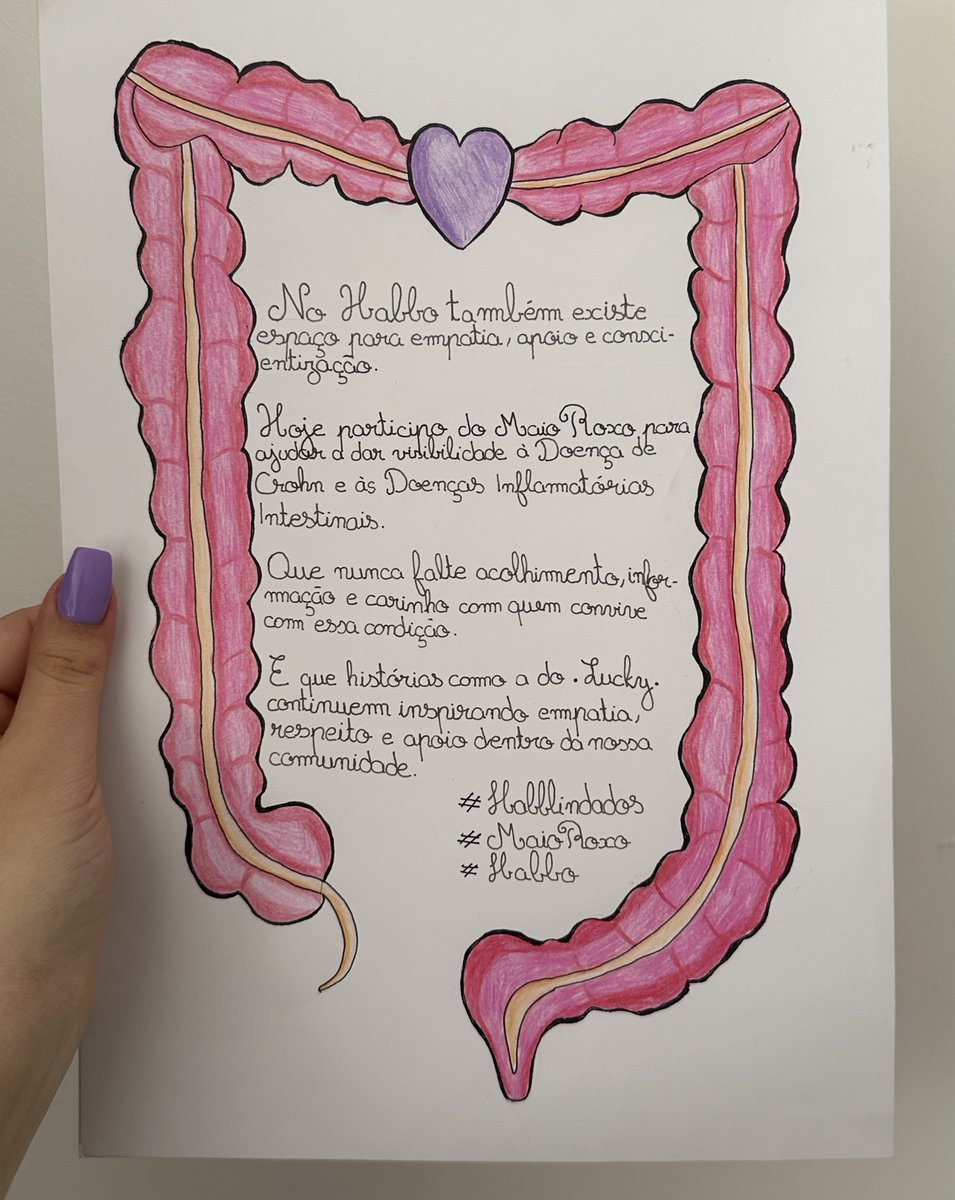 Gatahbb's tweet photo. 💜 ✧･ﾟ: ✧ : : ✧:･ﾟ✧ 💜

Maio Roxo: apoio e empatia pelas Doenças Inflamatórias Intestinais. 
Força, Lucky! @jonathanroveri_ 💜

Nick: Gata

#MaioRoxo #Habblindados #Habbo
@Habblindados @HabboPTBR https://t.co/7vAx9WKU1E