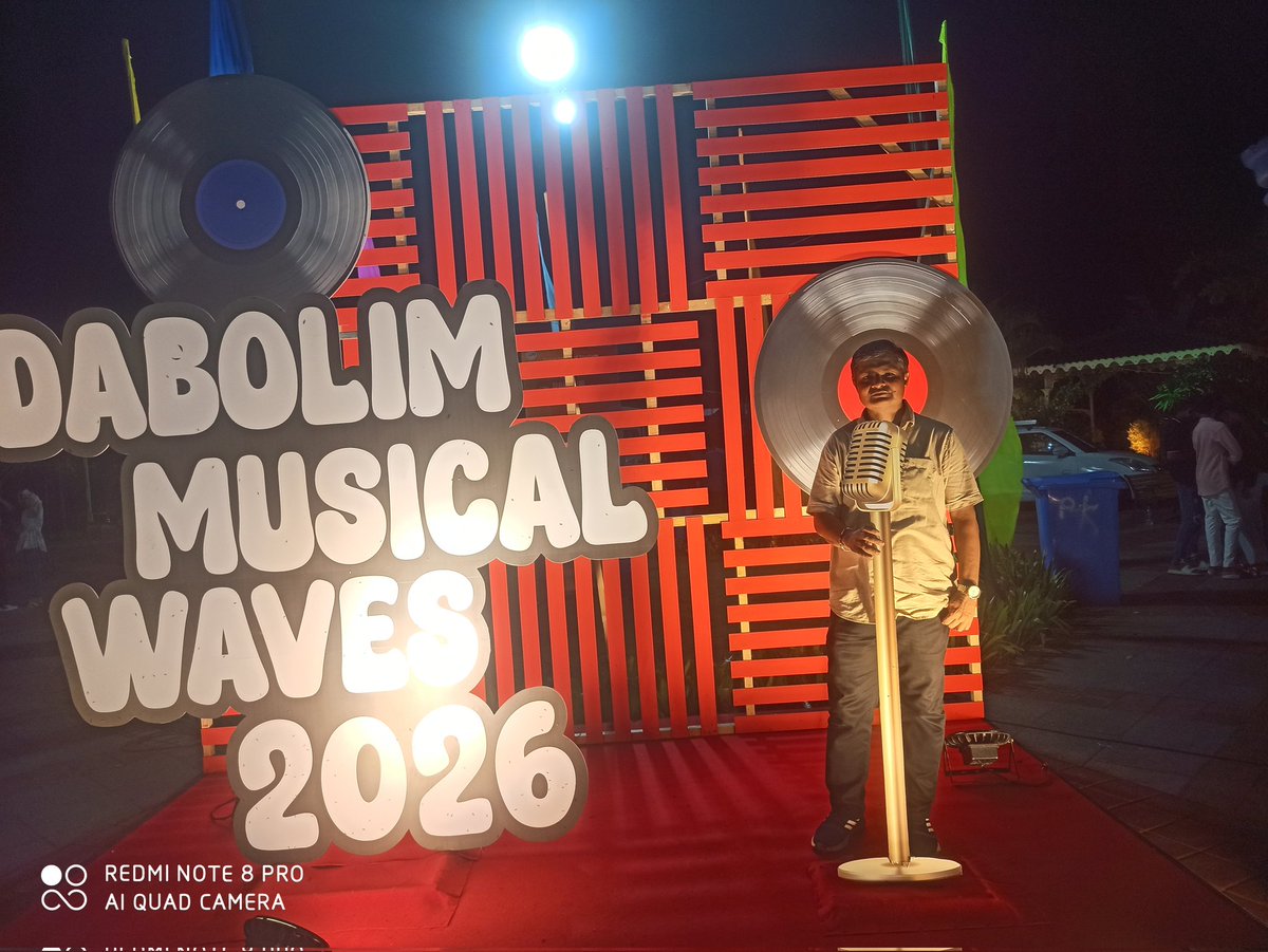 manoj71845's tweet photo. #dabolimmusicalwave2026  #joggersparkchicalim #vasco #goa #nature #photography #goatourism Dabolim Musical Waves 2026 set to bring a vibrant celebration of music culture and entertainment🎷🥁🎸✨💥 https://t.co/vQcSqOoNTL