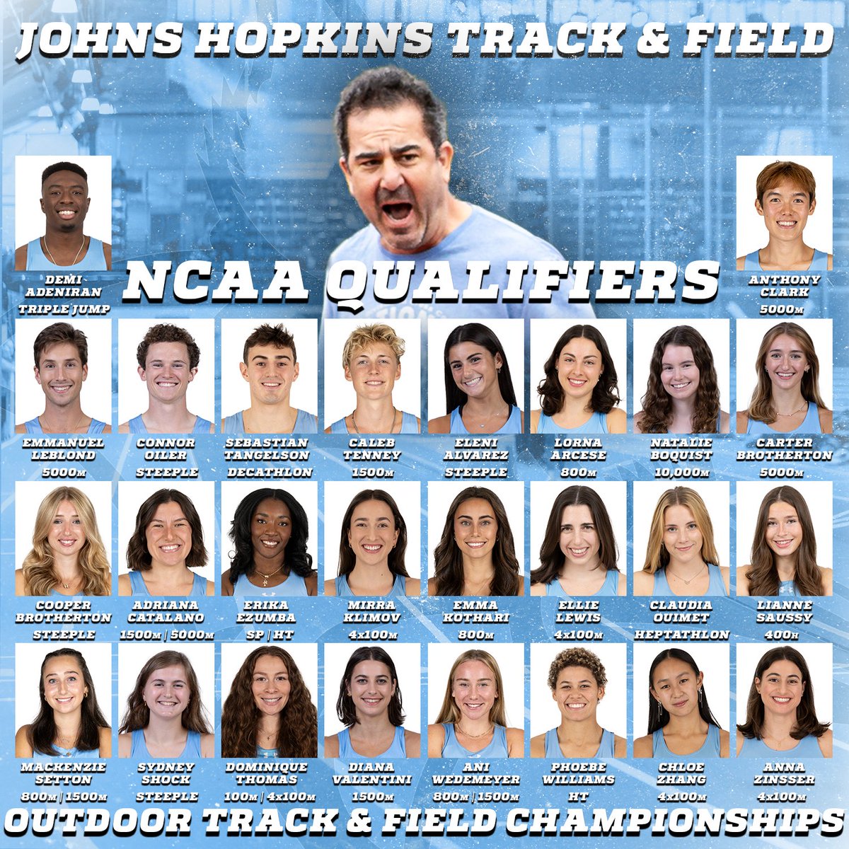 HopkinsTFXC's tweet photo. 𝗧𝗶𝗰𝗸𝗲𝘁...𝗣𝗨𝗡𝗖𝗛𝗘𝗗 🎟️⚡️

These 2⃣6⃣ Blue Jays will represent Hopkins at the NCAA Championships ‼️

#GoHop https://t.co/PrJxU7wXG3