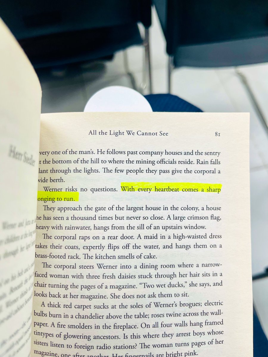 M_Rizwansays's tweet photo. With every heartbeat comes a sharp longing to run.
#AlltheLightwecannotsee
#AnthonyDoerr
#Books
#MR
#RS https://t.co/aUrlhIMZw9