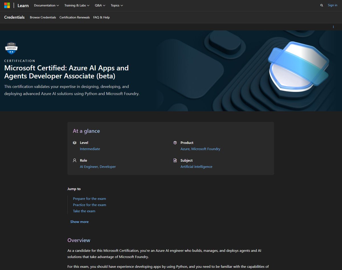 2. Azure AI Apps and Agents Developer Associate Certification Duration ...