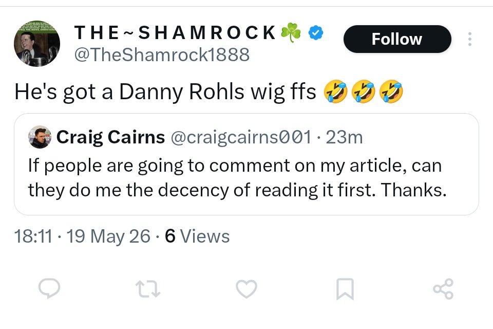 Craig Cairns tweet media