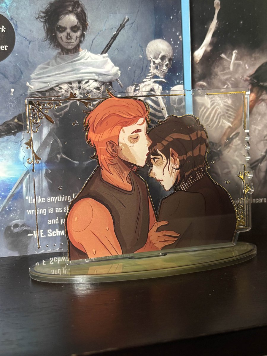 diizzaster's tweet photo. WOHOO hi tlt twt!! ive been working on these standees for a bit inspired by the notable pool scene 👀 and im delighted with how they’ve come out!! the gold foil makes them so shiny,, anyways, up on the shop now or something like that!

#gideontheninth #thelockedtomb #tlt https://t.co/plfb6JKEIx