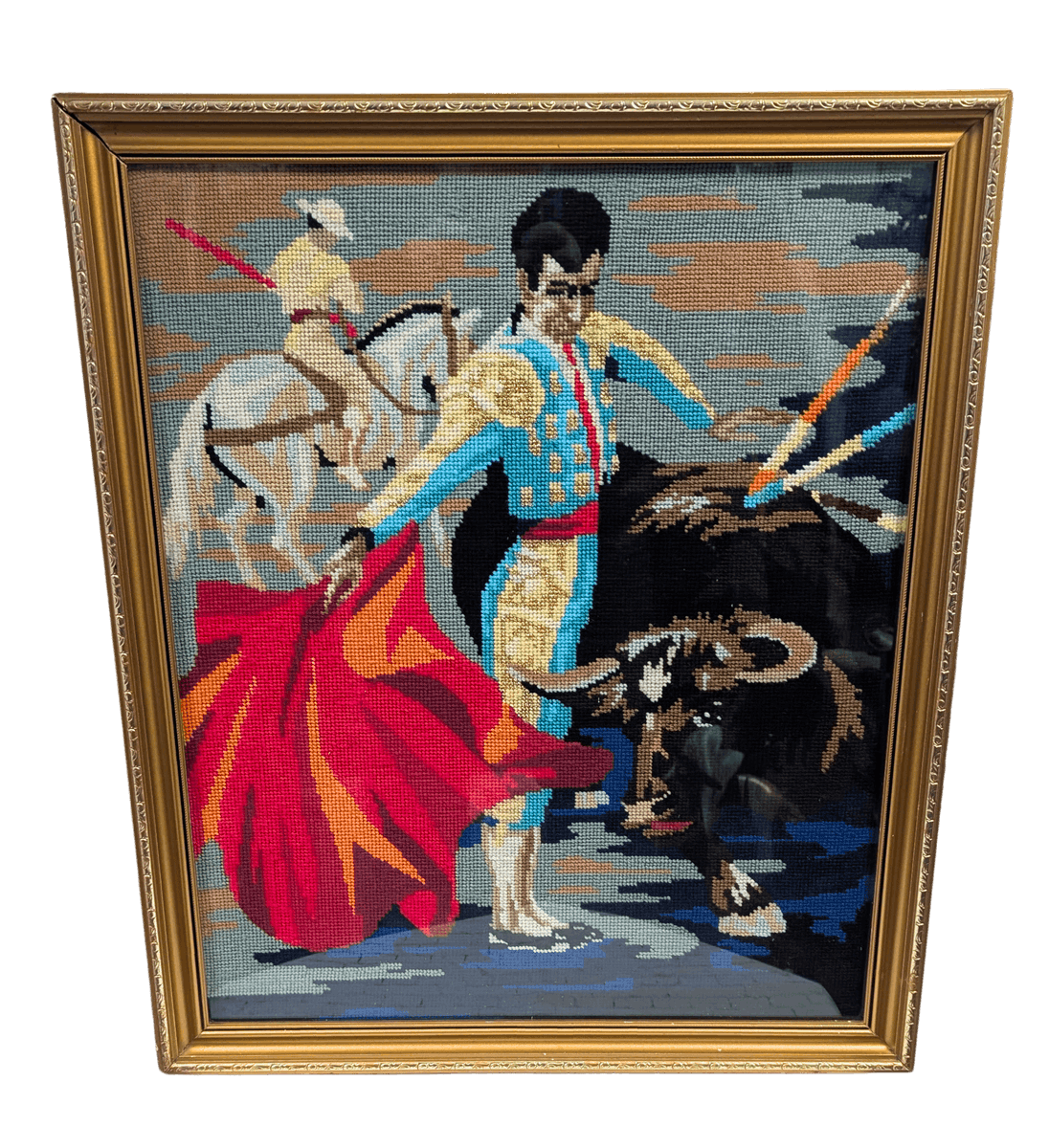 myvintage's tweet photo. Unique Artwork | Vintage Spanish Matador Needlepoint Picture/Artwork
https://t.co/U2cqlNFbu1
#VintageWallArt #VintageHomeDecor #StatementWallArt #GalleryWallStyle #EclecticInteriors #MaximalistDecor #NeedlepointArt #Needlepoint #TextileArt #TapestryArt #HandStitched https://t.co/iJCxS8rSLA