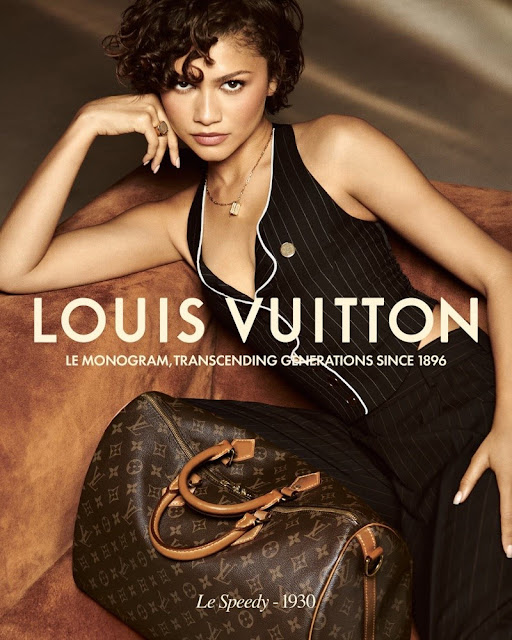 HilyDesigns's tweet photo. Zendaya celebra el monograma de Louis Vuitton en un nuevo anuncio https://t.co/C77WWVO3ZX https://t.co/G8R5z9LheH