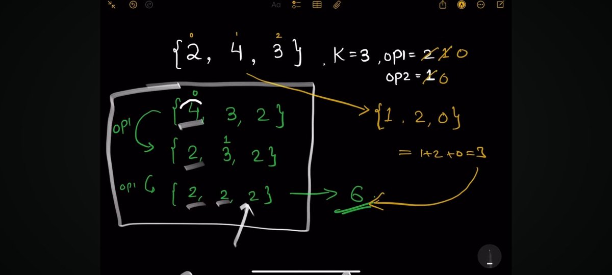 AzadKumar161440's tweet photo. Day 75: 
Mastering LeetCode 3366 - Minimum Array Sum 🚀

Thrilled to share my breakdown of LeetCode 3366 (Minimum Array Sum) as part of the 100-Day 
Keep coding, keep scaling! 🚀

#LeetCode #DynamicProgramming #CoderArmy #CodingChallenge #Cpp #DataStructures #Algorithms https://t.co/uLZLAMaQAt