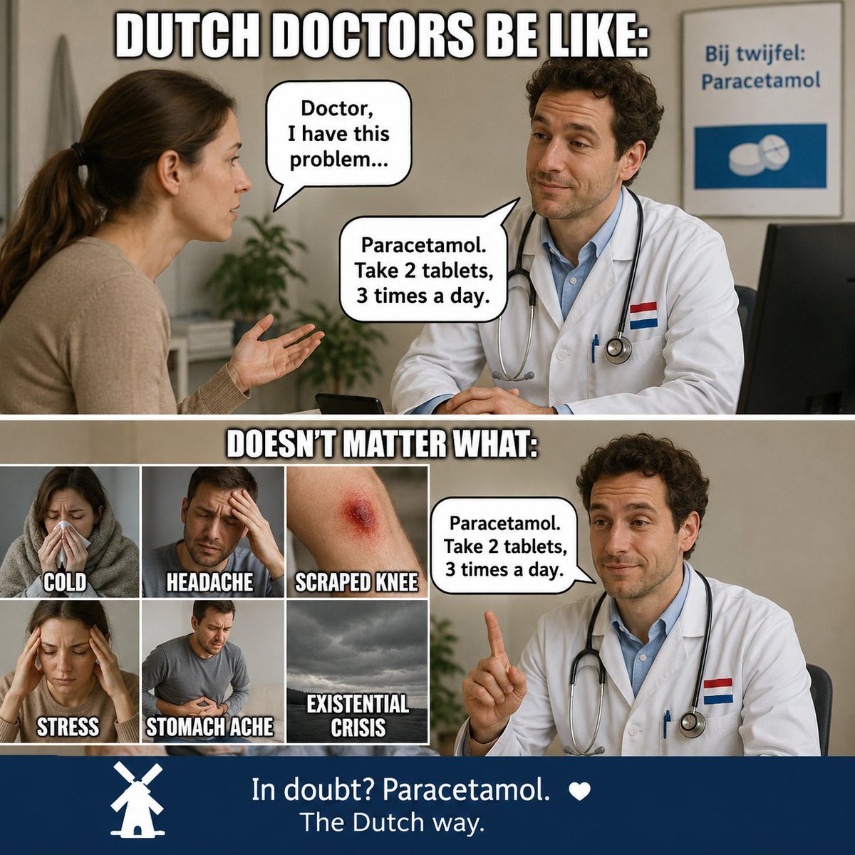 AmsterdamGuide1's tweet photo. The #Dutch way, doesn't matter what the problem is! https://t.co/6THlOC8WZa