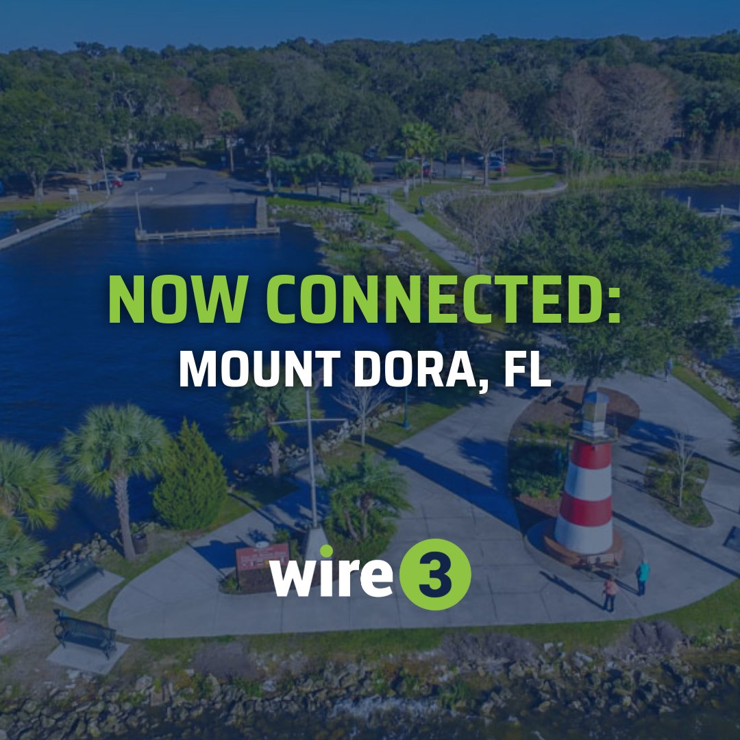 wire3LLC's tweet photo. 📍𝗠𝗼𝘂𝗻𝘁 𝗗𝗼𝗿𝗮, 𝗙𝗟

We've begun connecting businesses and residents to our fiber internet services! Homes and businesses now have access to our high-speeds, 5-year price lock, and state-of-the-art technology.

https://t.co/IJrVsX5iId https://t.co/pFKys5RZx7