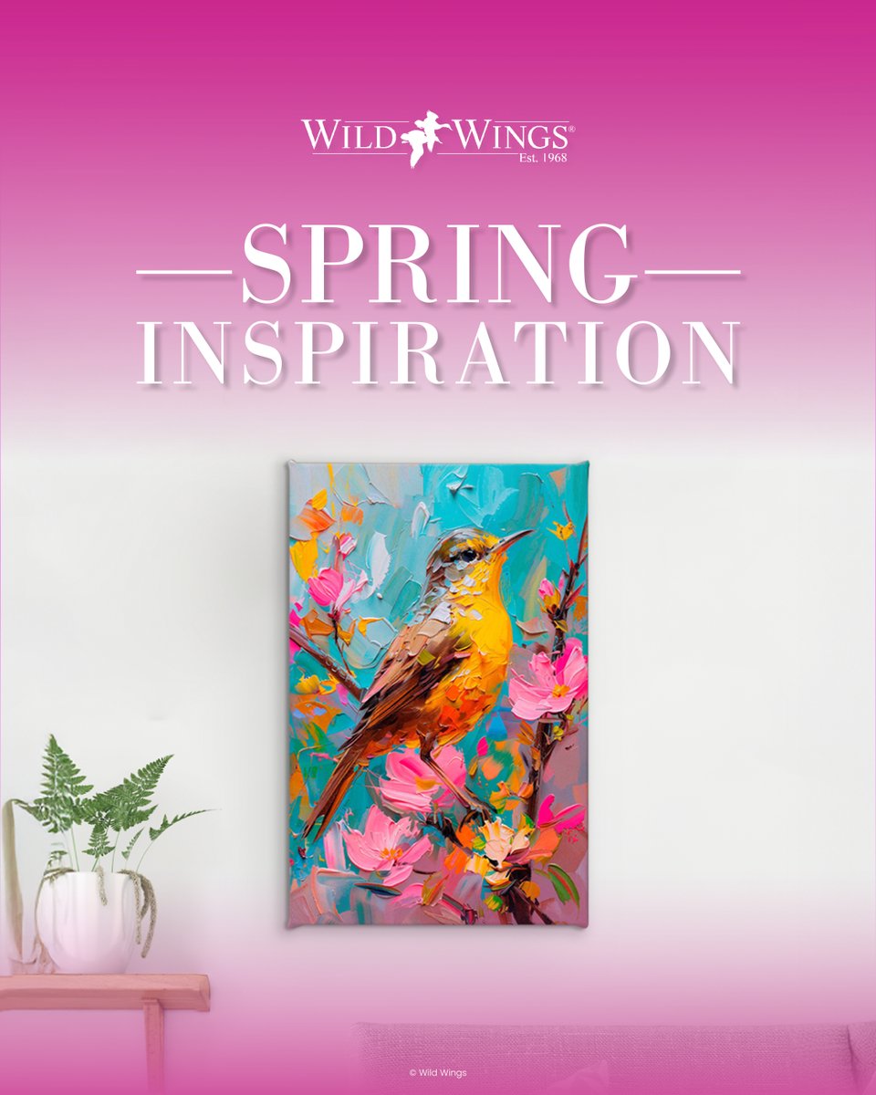 WildWings2's tweet photo. Wild Wings’ Spring Art Collection features blooming landscapes, peaceful wildlife moments, and fresh outdoor scenes that capture the warmth and renewal of springtime. https://t.co/CQnFubM9Yc

#WildWings #SpringDecor #NatureInspired #SpringArt https://t.co/3qhsuwm3oE
