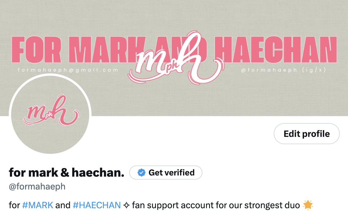 for mark & haechan. tweet media