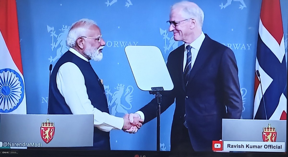 BLSwarnkar2's tweet photo. We will have to understand the difference between a #press_briefing and a #press_conference. #RavishKumarOfficial #Norway #PMModi https://t.co/SZ0ojvVYAa