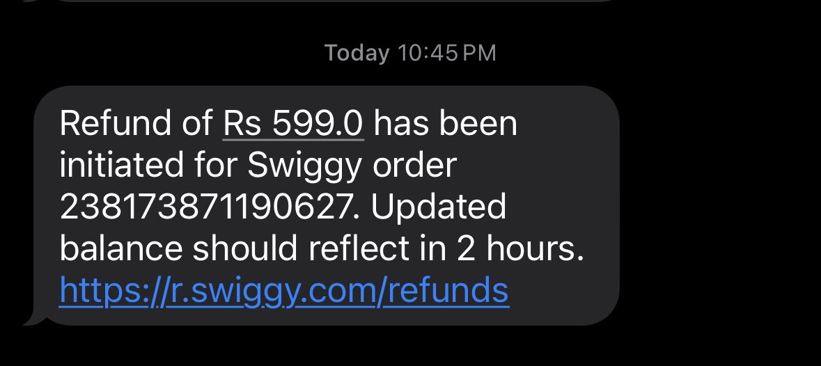 nofiltrharsh's tweet photo. Guys I played a placed an order on Swiggy today in Bangalore ordered from a kfc about roughly a km away place the order at 8:54 and get a message that my order has been cancelled and I’m getting a refund and 10:50 spent nearly 2 hours waiting for nothing @SwiggyCares @Swiggy https://t.co/oiCgU85CVf