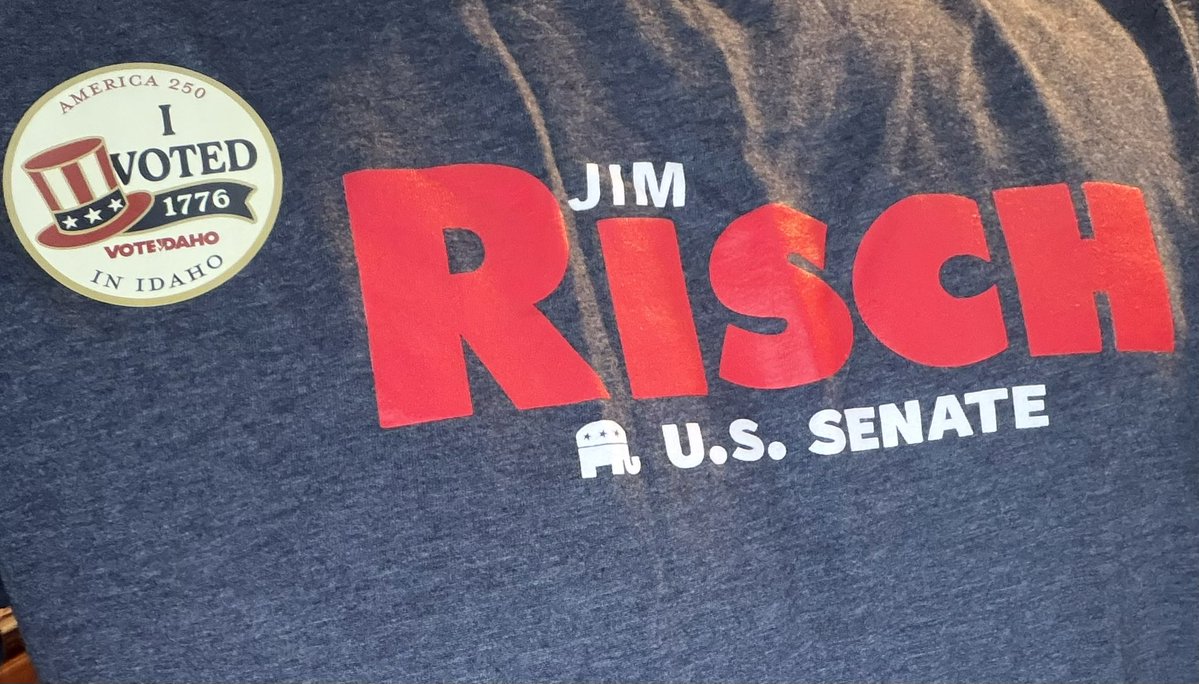 IDKilm's tweet photo. Vote @Risch4Idaho today! https://t.co/Tl07l4fXYo