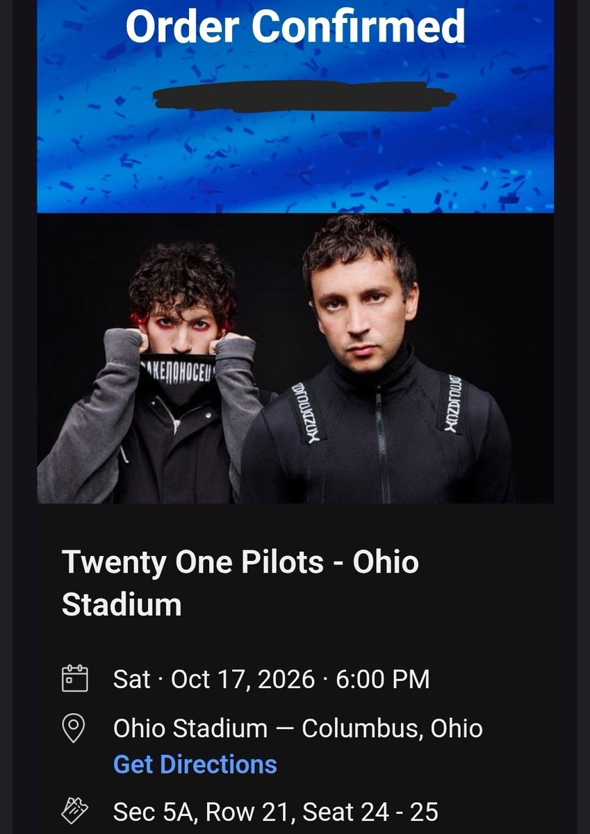 DJOVER1T's tweet photo. I'M SEEING TWENTY ONE PILOTS IN COLUMBUS OHIO AHHHH https://t.co/mRnapm65U8