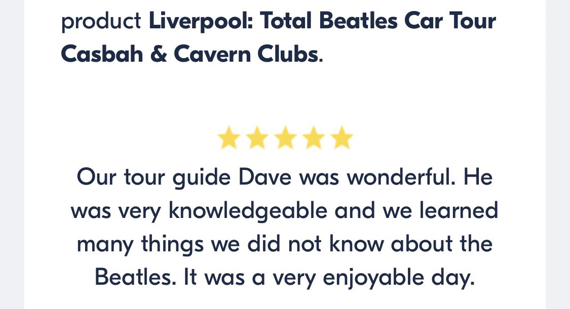 BeatlesWalk's tweet photo. Book a tour https://t.co/xxRR2muuCt https://t.co/E27xwZp5N9