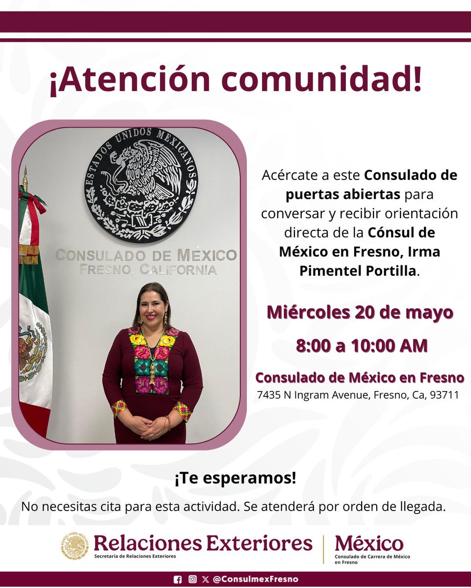 Consulmex Fresno tweet media