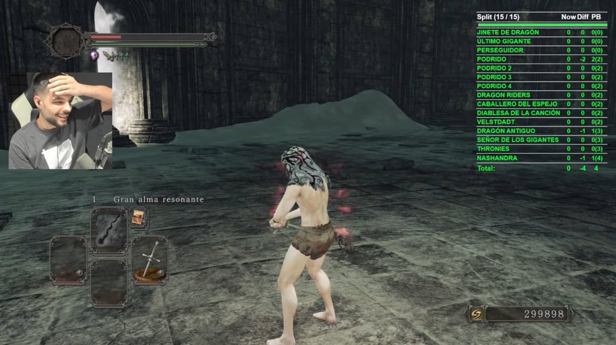 ManelAkaForce's tweet photo. Dark Souls 2 No Hit 🙃

Y con este se logró el objetivo de pasarme los 7 juegos de From en No Hit ✅ https://t.co/p4bWmPtzTK