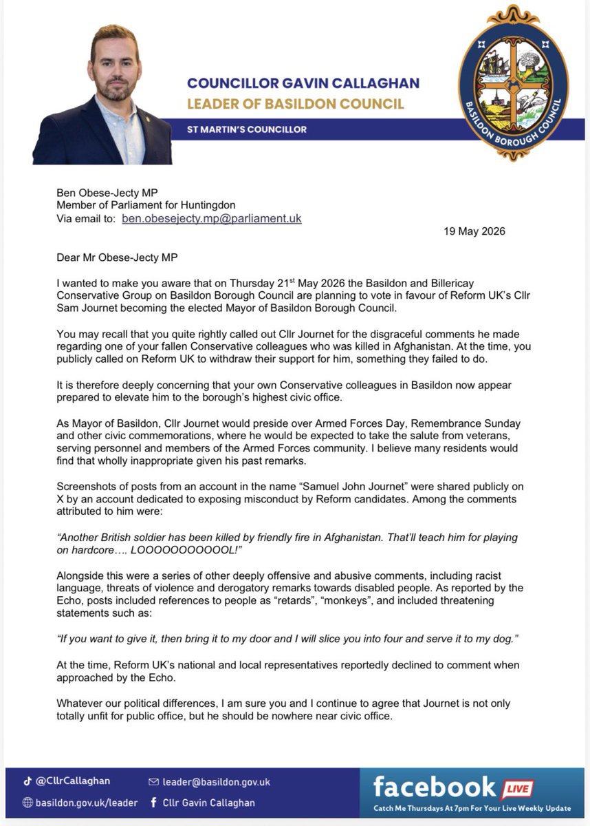 Gavin Callaghan tweet media