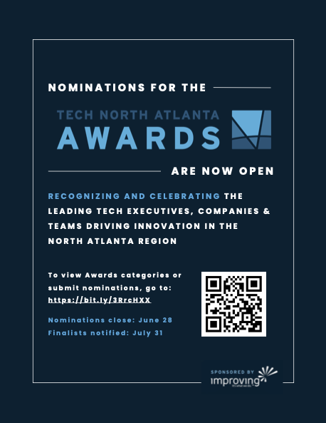 TechNorthATL's tweet photo. Do you know a standout tech executive, innovative company, or high-performing team making an impact in the North Atlanta region? Now’s the time to recognize their achievements. 

Submit nominations or view award categories here: https://t.co/0qIMVou9pq https://t.co/Akf7dfanOP