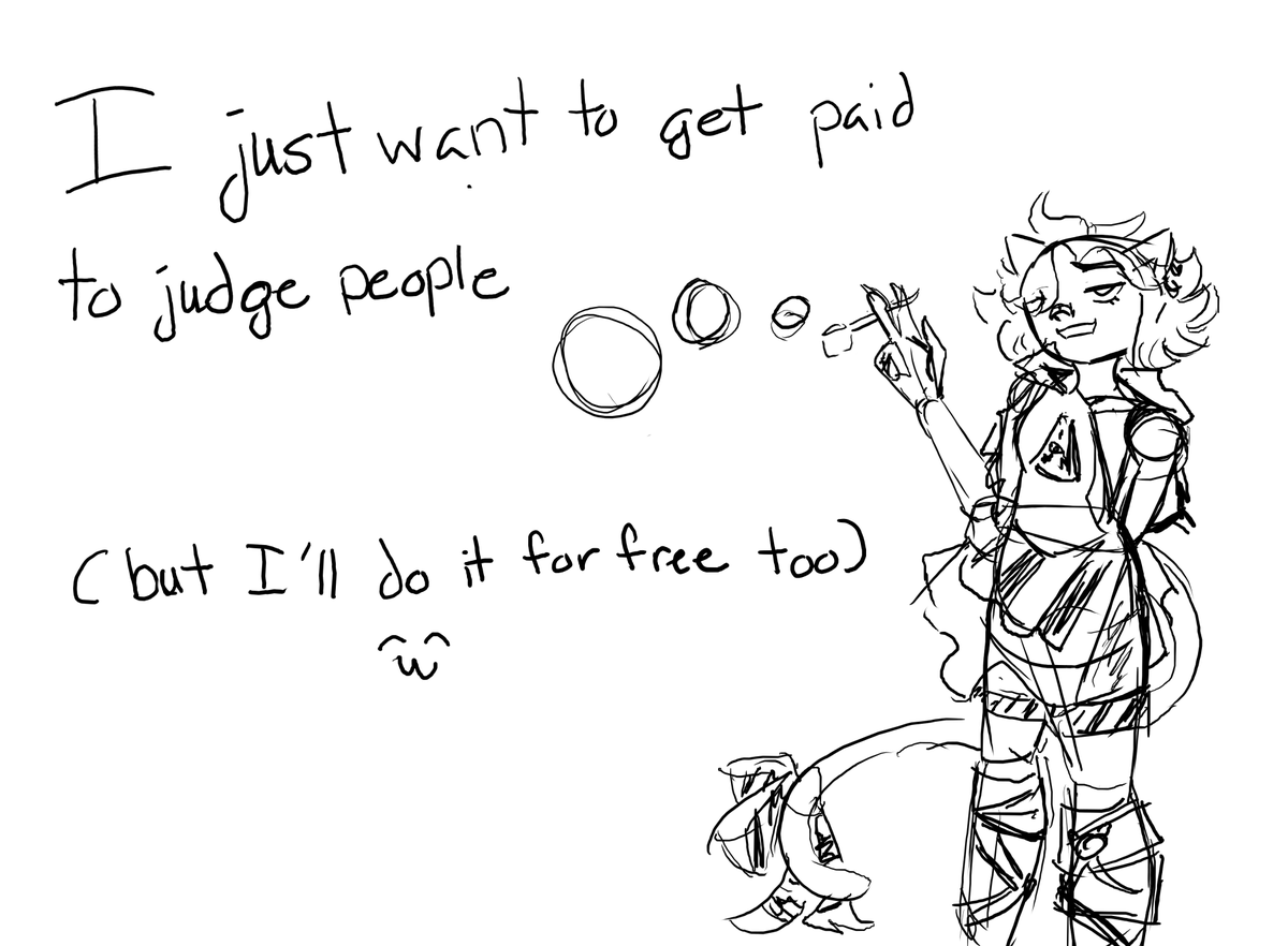 CatArsonic's tweet photo. Small artists, pitch your OCs to me and I'll rate them from 1-10!
 #smallartists #artmootsㅤㅤㅤㅤ #OCㅤㅤ https://t.co/857bcEro2K