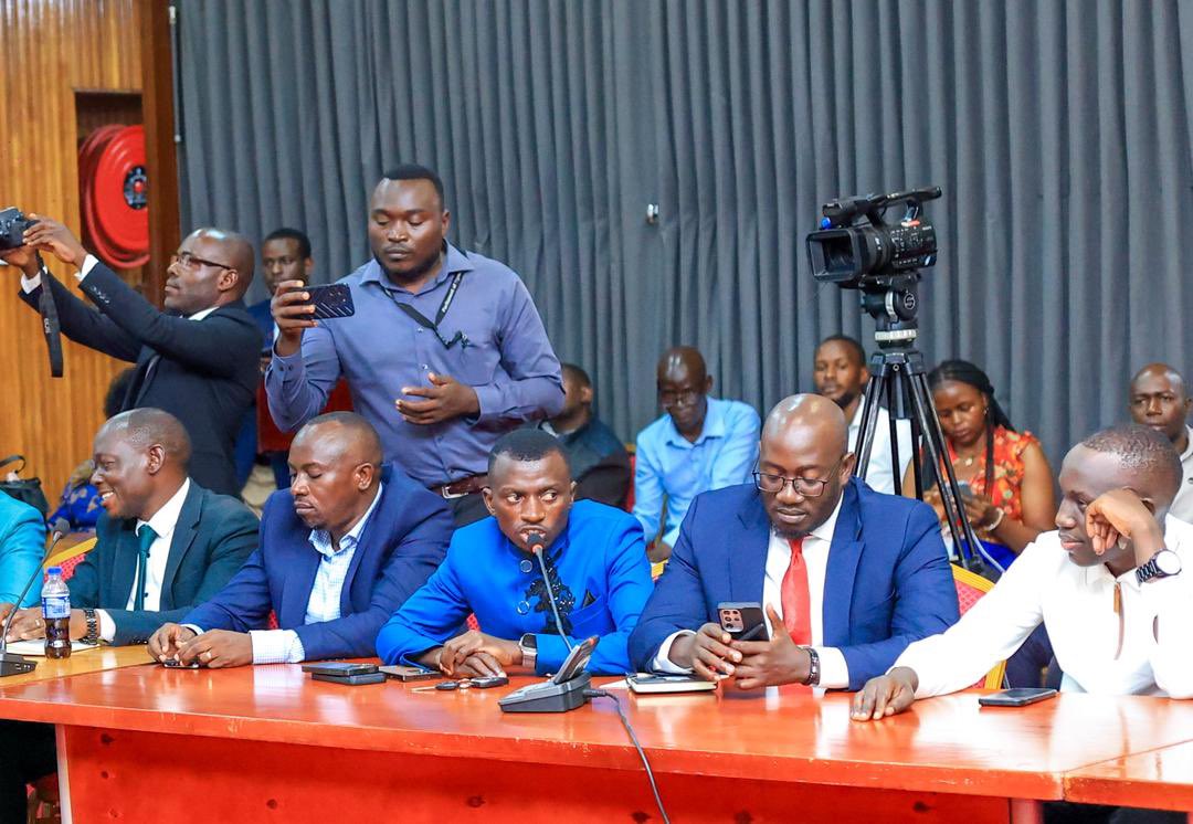HonNkeretanyi's tweet photo. We have concluded the vote for the chairperson for Buganda parliamentary caucus for the twelfth parliament. The position has been taken by the Buvuma Islands MP Robert Ndugwa Migadde. We implored him to carry on with the legacy of our jailed Deputy President Hon. Muwanga Kivumbi who has served in this position effectively and advocated for Buganda’s interests. It is our prayer that his successor walks in his footprints