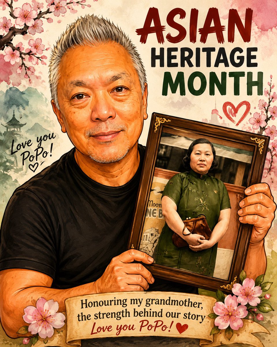 ArnieChang's tweet photo. 🌸 Honouring my grandmother, Gan Oy Chan — a 1907 pioneer, visionary builder, and beloved Chinatown entrepreneur. She raised nine kids, fed veterans, helped families in need, and shaped Vancouver with courage, generosity, and unstoppable spirit. 🌸 https://t.co/dLBVAo3bqB