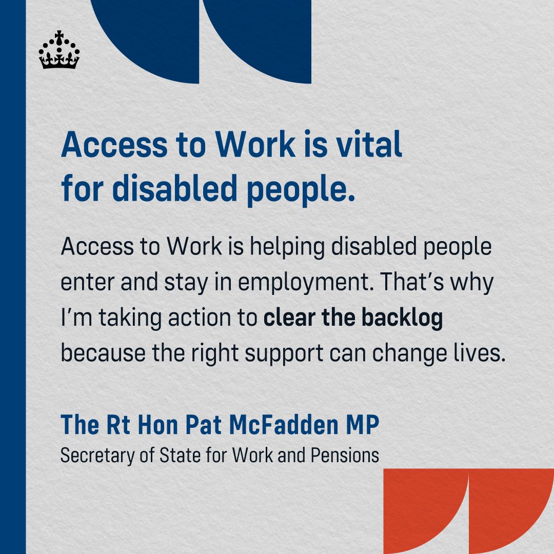 Department for Work and Pensions tweet media