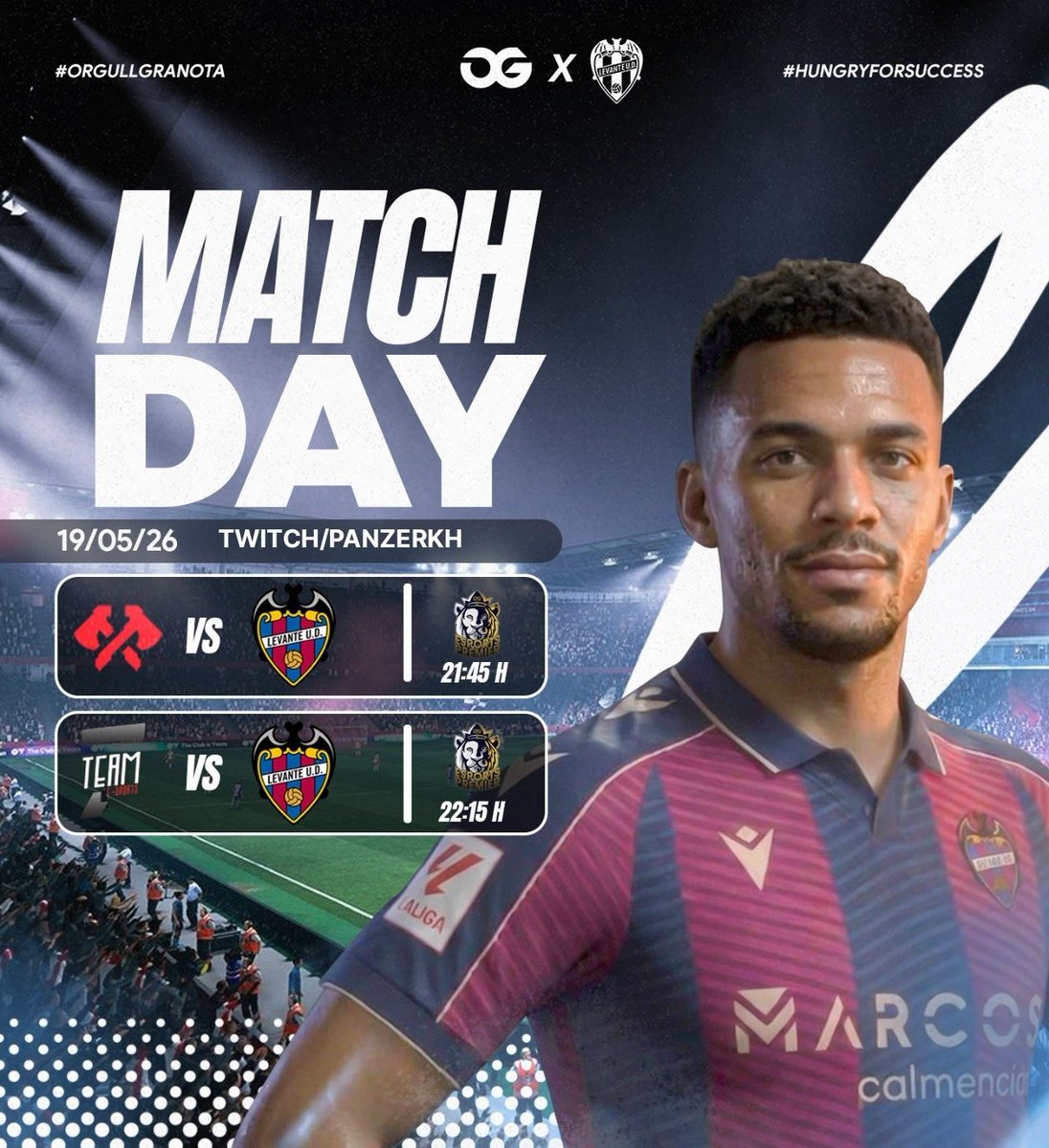GamingOxygen's tweet photo. Hoy vamos a buscar dos nuevas victorias en @VPGPremier ⚽

21:45h 🆚 @95Vikings
22:15h 🆚 @team7esports__

✅ Os esperamos: https://t.co/RhTDcdq4EY

#OrgullGranota #HungryForSuccess https://t.co/JNM4EC74ZB
