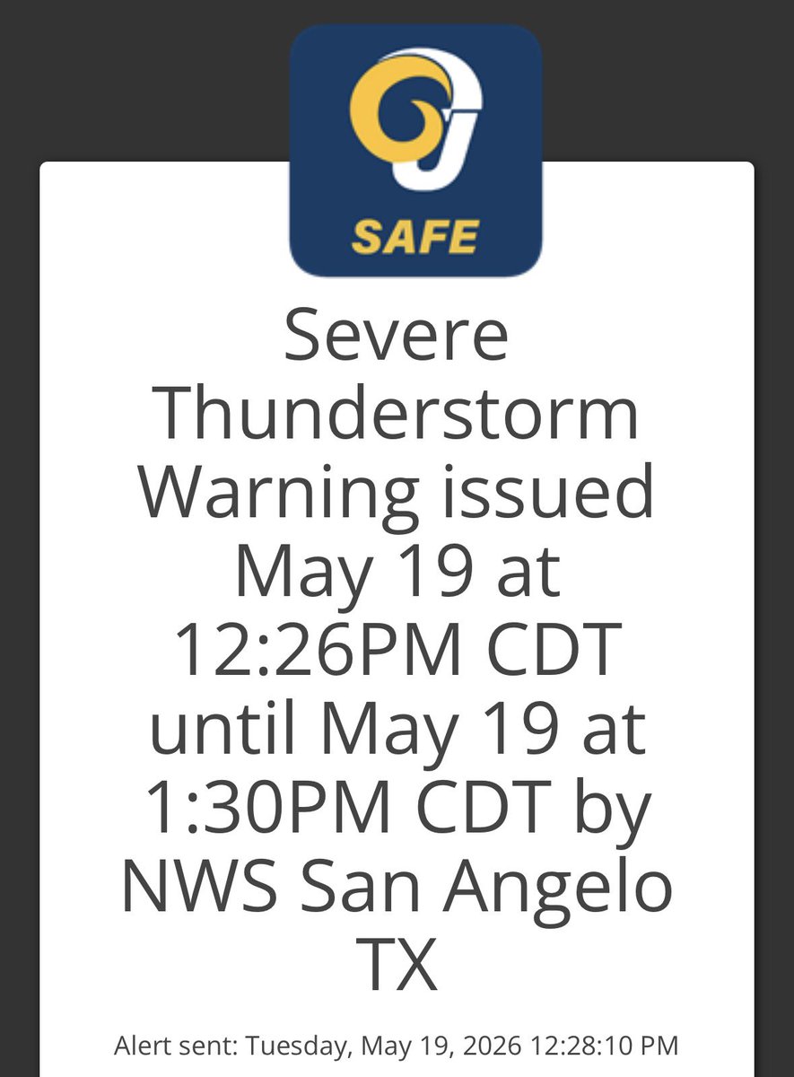 Angelo State Police tweet media