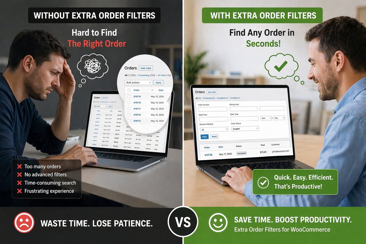 kartechify's tweet photo. As your #WooCommerce store grows..

Finding the right order becomes harder than getting the order

📦 Thousands of orders
🔎 Advanced filtering options
⚡ Instant results

Stop scrolling.
Start filtering.

Try 👇
Extra Order Filters
https://t.co/I6EykRmmPD

#eCommerce #WordPress https://t.co/9gi2yy63vQ