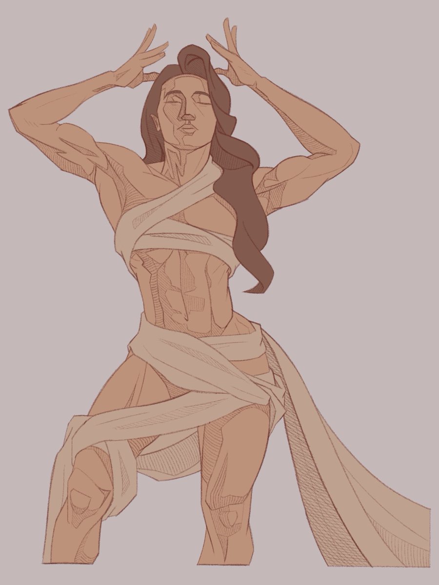 RicktheGreen's tweet photo. Lineart practice #art #MuscleMommy #wheyfu #noaiart https://t.co/xQbu8GqvJP