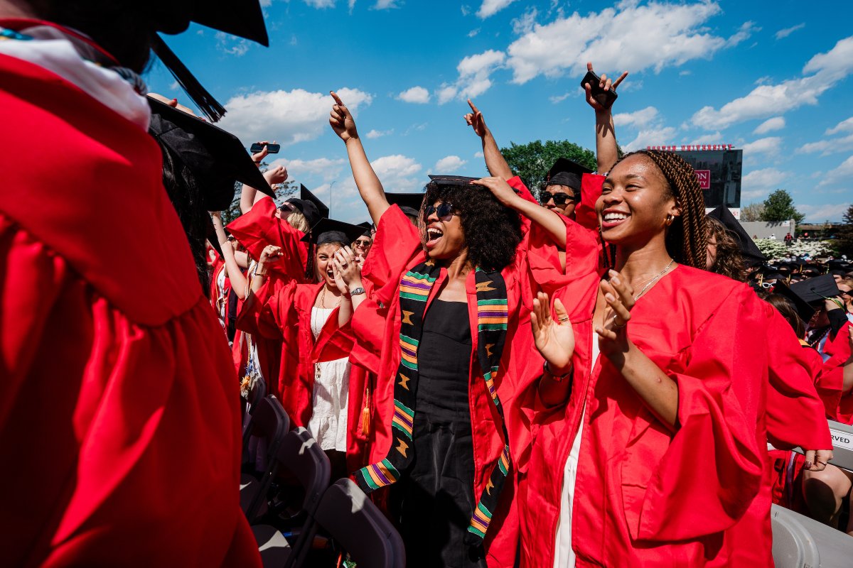 BUArts's tweet photo. Degree: ✅ Future: ready 🎓

Congratulations to our CFA grads! See a recap of the 2026 BU Commencement 🐾 ➡️ https://t.co/Kr84JpHECu

#ProudtoBU #BU2026 https://t.co/LOqMf25SnG