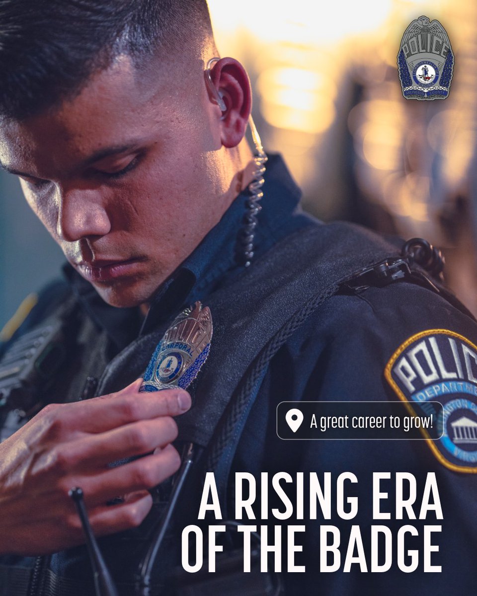 ArlingtonVaPD's tweet photo. Your story. Your purpose. Your future.
Build a career that challenges you, supports you, and pushes you to be your best.
Apply today. https://t.co/6uOgUbSkdG
#ArlingtonCounty #Police #LawEnforcement https://t.co/2X8oDods4f