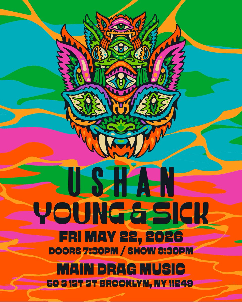 youngandsick's tweet photo. Come see me play a show in Brooklyn this Friday!

My band and I are playing a set of brand new songs and old favorites at Main Drag Music in Williamsburg together with the wonderful Ushan, who is in town all the way from Brazil just to play in New York!

https://t.co/hrJLotX3oy https://t.co/CYB0hfnQMI