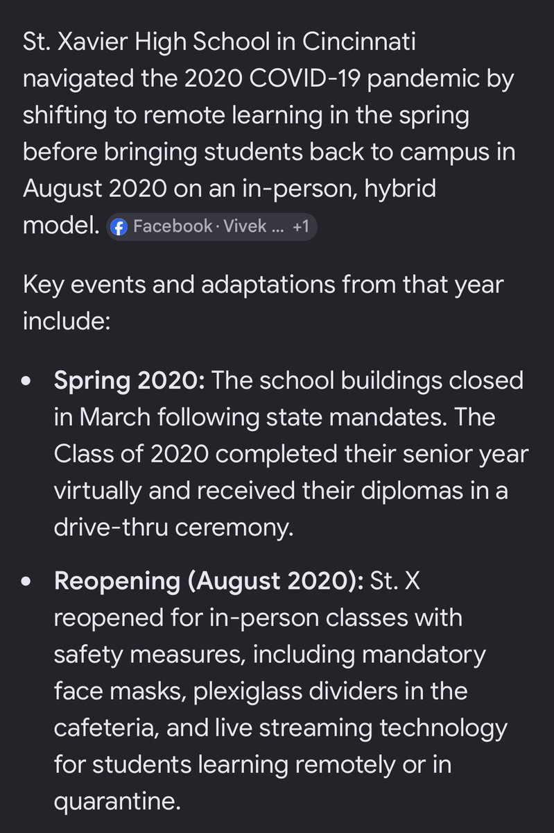 plutterbie's tweet photo. @VivekGRamaswamy not a fan of Amy, but 5 days!? Not even close…. They were dismissed from classes in March like every other private school in Cincy. 

https://t.co/9hodfZRqSO https://t.co/t0ZJnJhpjF