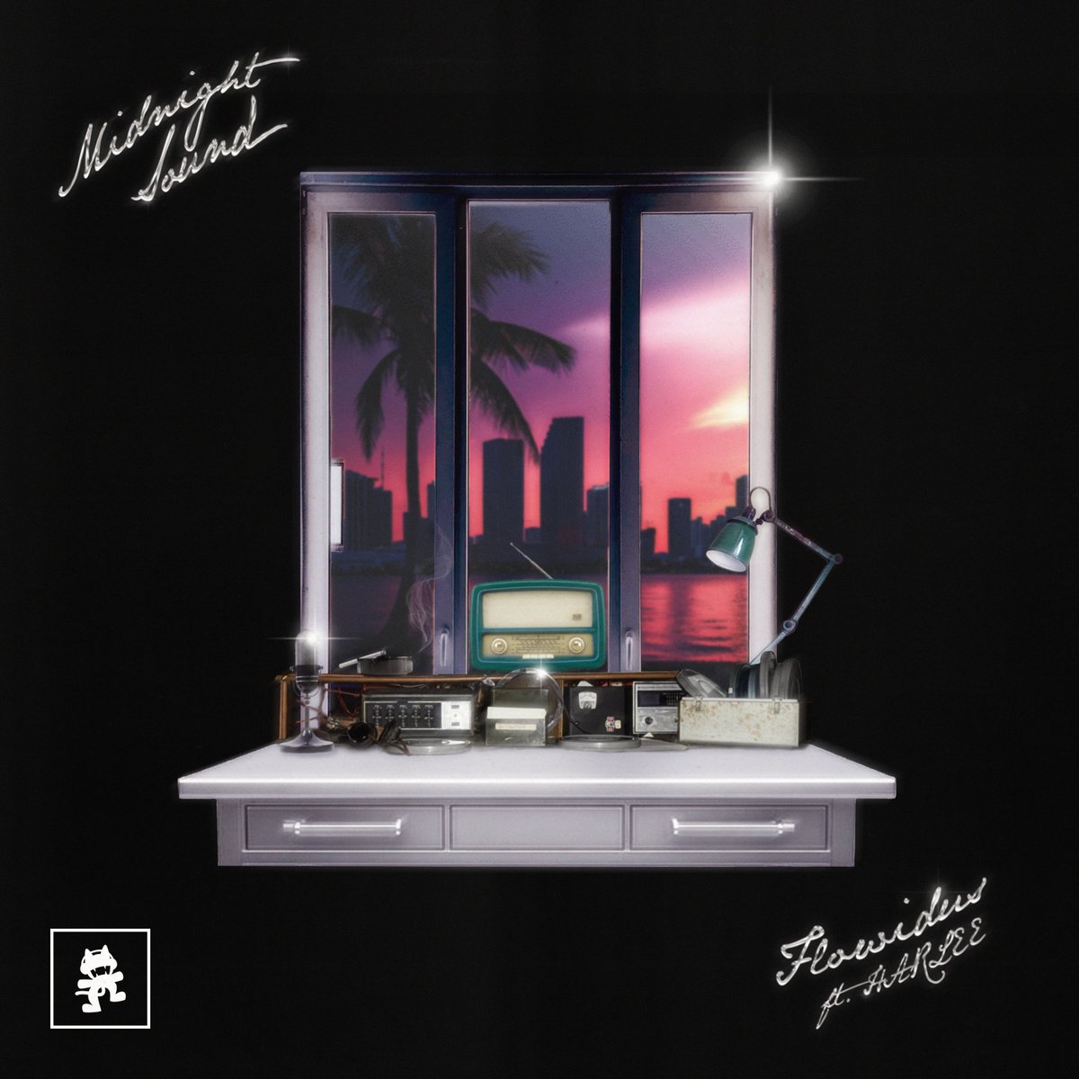 Monstercat's tweet photo. “This was the last song we wrote whilst we were in London. The instrumental came together so quickly and effortlessly, we were buzzing from the moment we got in the studio. We knew it would suit a vocal and Harlee delivered one of the best. We are proud and very excited about how this song came out because its not often you the end product is exactly how you imagines and hoped it would be.”

🌚 Making their Monstercat debut with a DNB heater, Flowidus "Midnight Sound" featuring HARLEE is OUT NOW! 🔥 https://t.co/3XslBTRv2B

@flowidus
