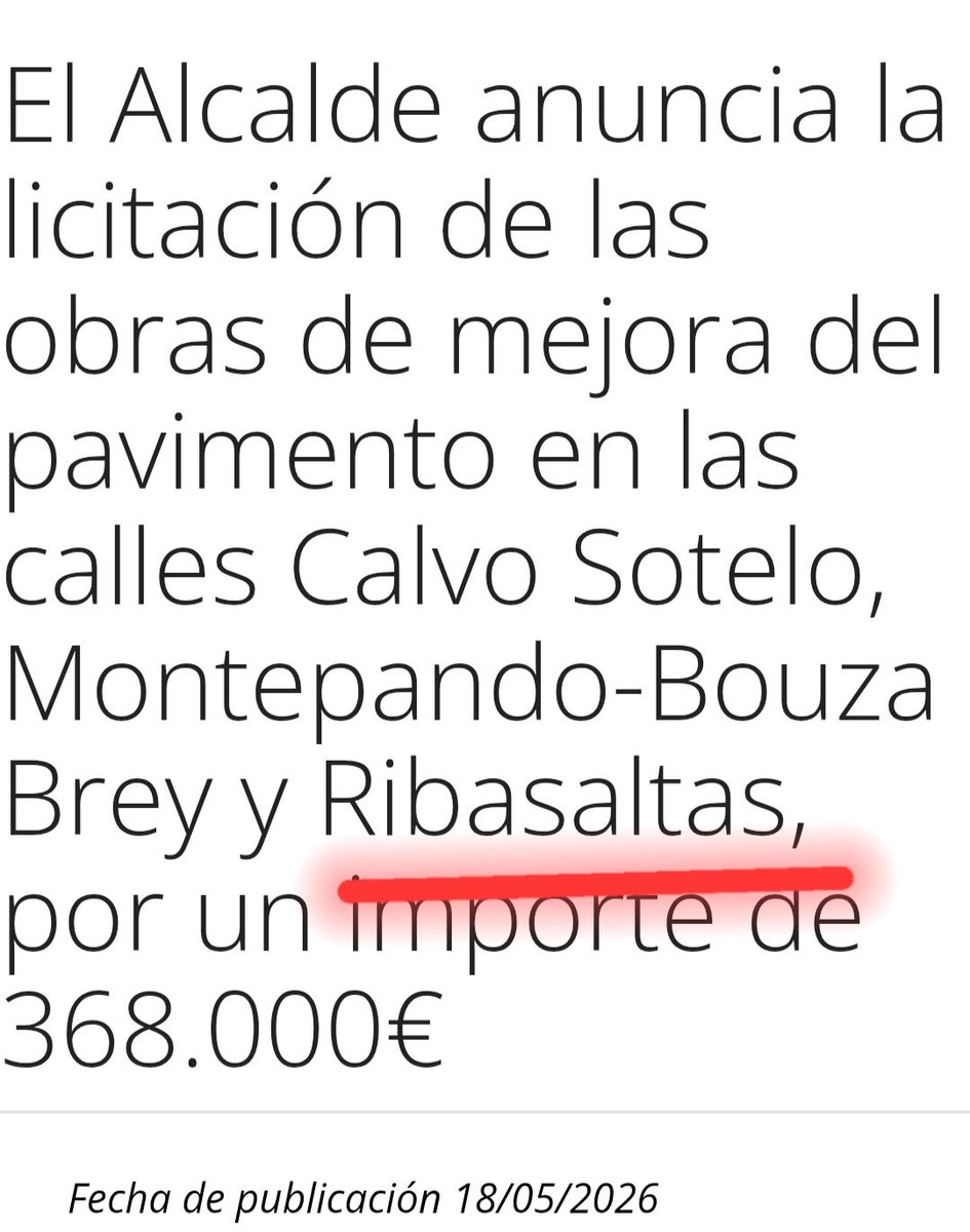 ToponimoGalego's tweet photo. @MonforteLemos #TopónimoDeturpado por concello de @MonforteLemos

#Ribasaltas-NON

https://t.co/L4Dy1qCatn

#TopónimoGalego:
"Ribas Altas" https://t.co/JfoQf11Hth